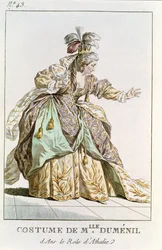 Mademoiselle Dumesnil (1713-1803) in the Role of Athalie in 